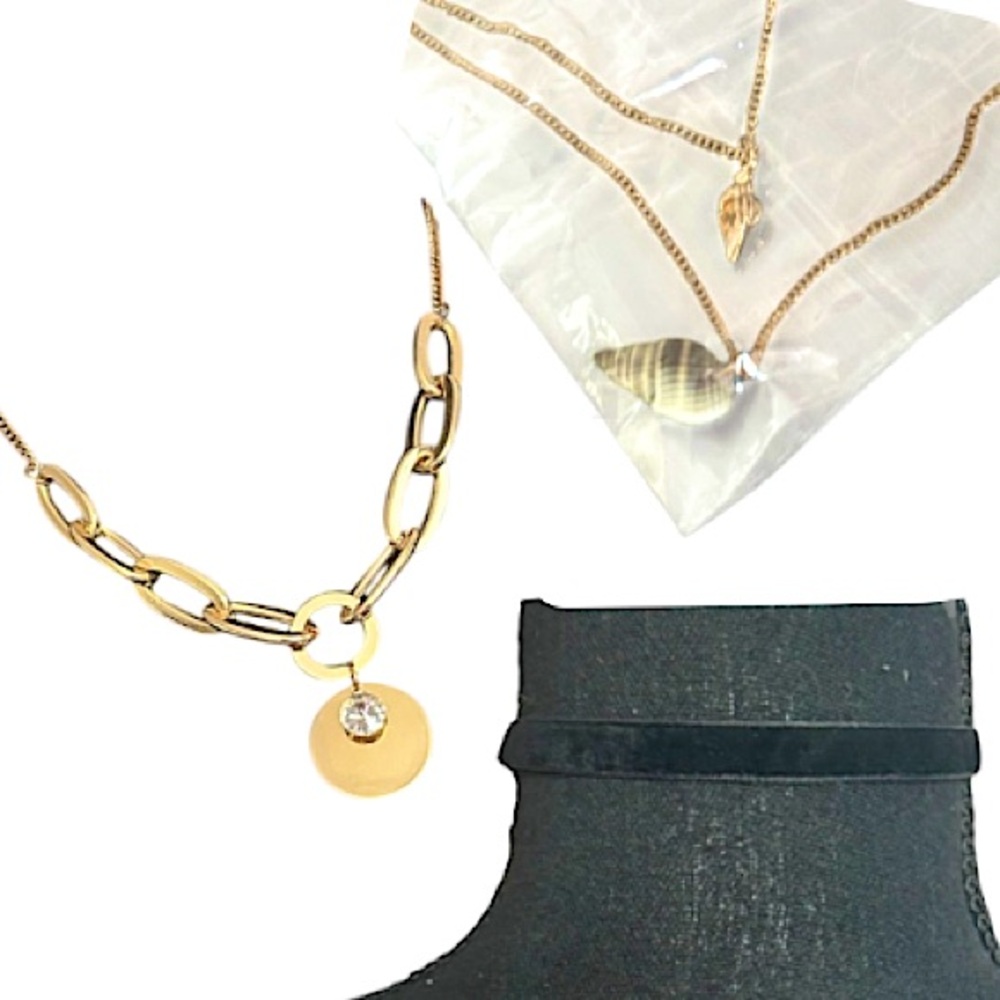 5/25$ ✨ Necklaces Bundle (3 Necklaces Including Free Glam Bag)